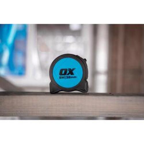 Pro Wide Blade Tape Measure 8m OX-P508108