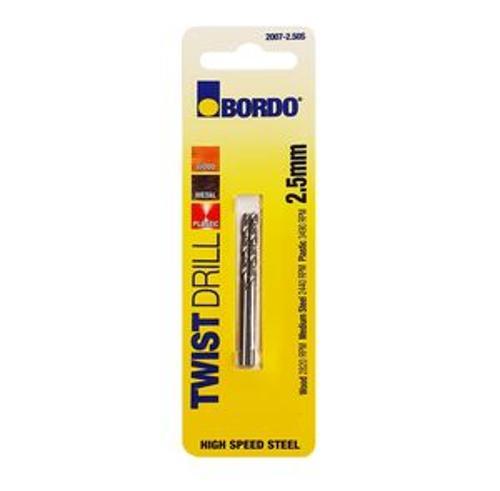 2.5 x 57mm Jobber Drill Bit Split Point 2 Pack