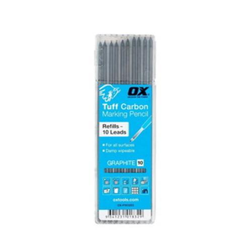 Pro Tuff Graphite Marking Pencil Refill Lead Carbon 10 Pack OX-P503203NZ