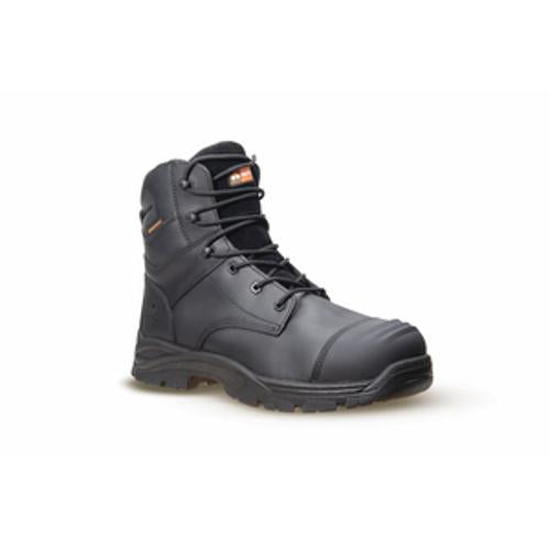 Linesman Zip Waterproof Safety Boot Composite Toe And Midsole EH Black UK10