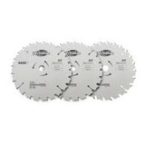 165 x 20mm 24TPI Circular Saw Blade 3 Pack