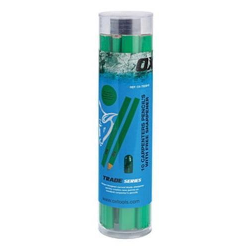 Trade Carpenter Pencil Green/Hard 10pk OX-T023010