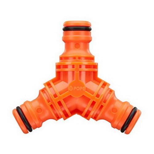 3 Way Plastic Hose Coupler 12mm Connection