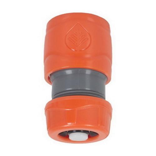 Plastic Hose Connector With Stop Valve Snap On 12mm