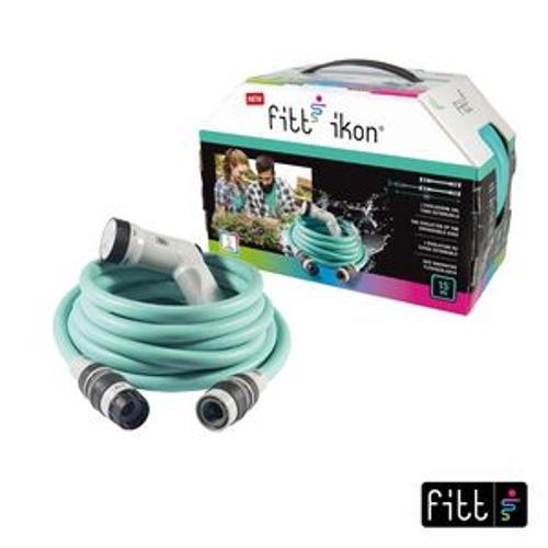 Ikon Hose Spray Set Expandable 15m Aquamar