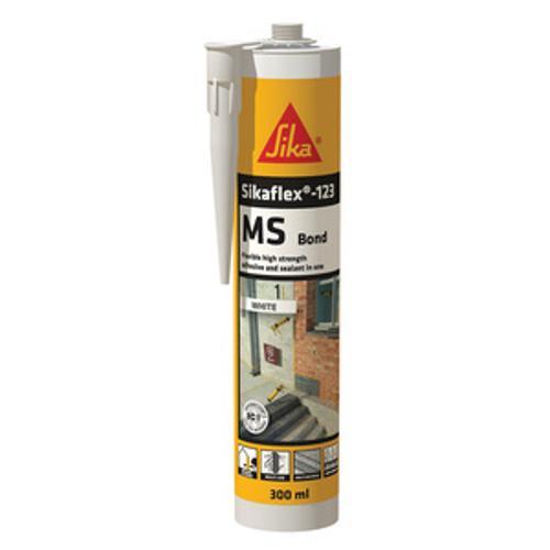 Sikaflex-123 MS Bond Adhesive and Sealant White 300ml