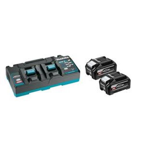 XGT Battery and Charger Starter Kit 2x 4.0Ah 40 Volt