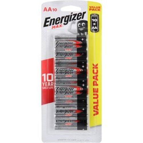 Max Alkaline Battery AA 1.5V 10 Pack