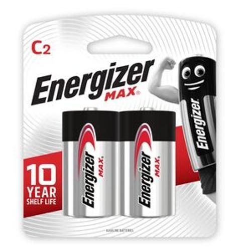 Max Alkaline Battery C 1.5V 2 Packet