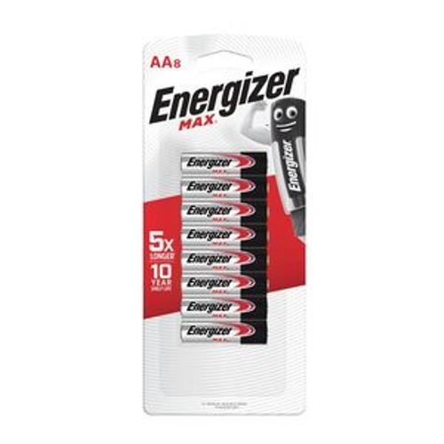 Max Alkaline Battery AA 1.5V 8 Pack