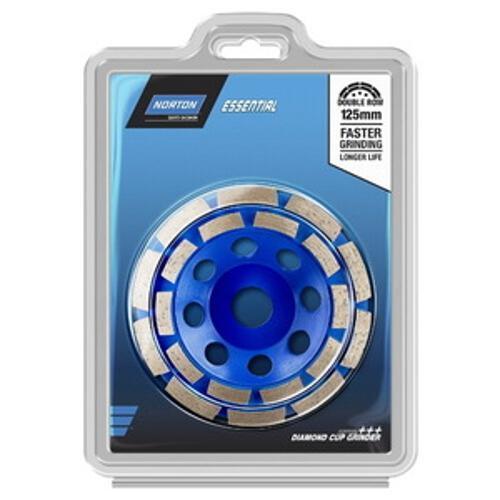 Essential Double Row Cup Grinder 20 Segment 125 x 22.2mm