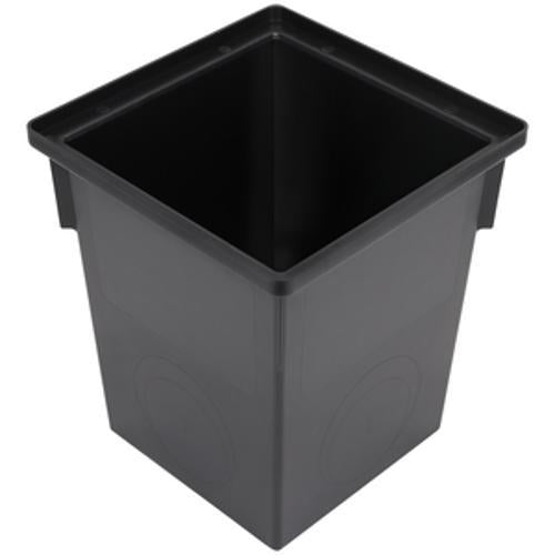 Connecto Trade Surface Water Drainage Pit 250mm Square Black (Base Only) CTP250B