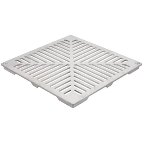 Connecto Trade Surface Water Drainage Grate 350mm Square Aluminium CTG350A