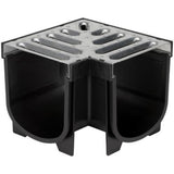 Trade Corner Channel & Galvanised Grate 90 Degree 130mm