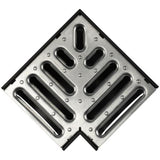 Trade Corner Channel & Galvanised Grate 90 Degree 130mm
