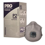 ProMesh Respiratory Protection Disposable P2 Class Dust Mask With Valve 12 Pack