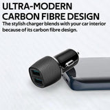 Voltrip Car Charger 3.4A Dual USB Port Black