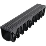 Connecto Trade Drainage Channel & Pedestrian Grate 130 x 1000mm Black
