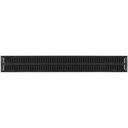 Connecto Trade Drainage Channel & Pedestrian Grate 130 x 3000mm Black CT130P3