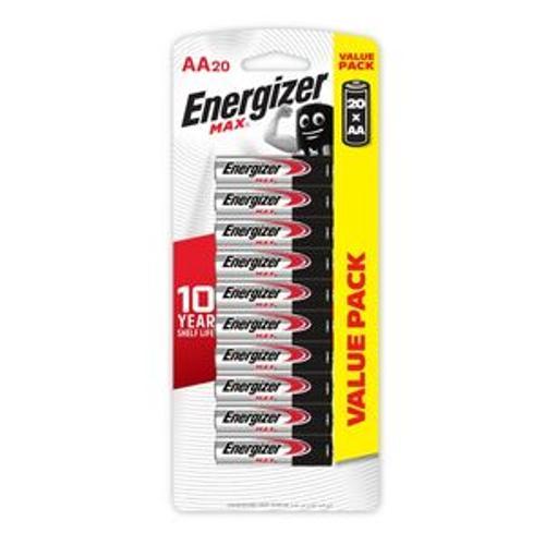Max Alkaline Battery AA 1.5V 20 Pack