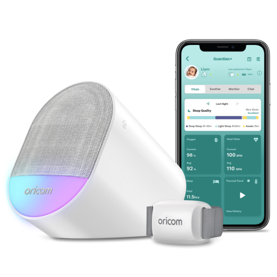 Guardian Plus Sleep Tracker + Smart Soother - Oricom