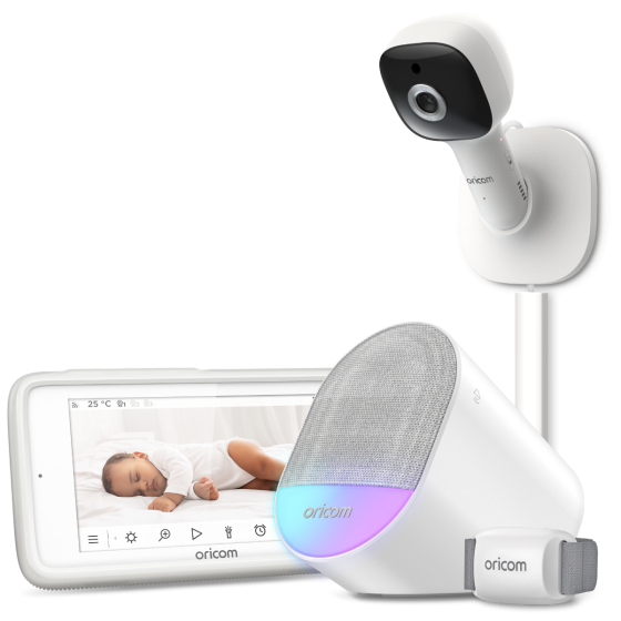 Guardian Pro Sleep Tracking + Video Baby Monitor - Oricom