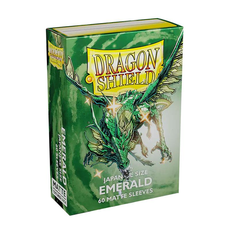 Dragon Shield: Japanese Size Sleeves  - Matte  - Emerald