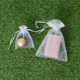 Organza Bag White Pack of 10.