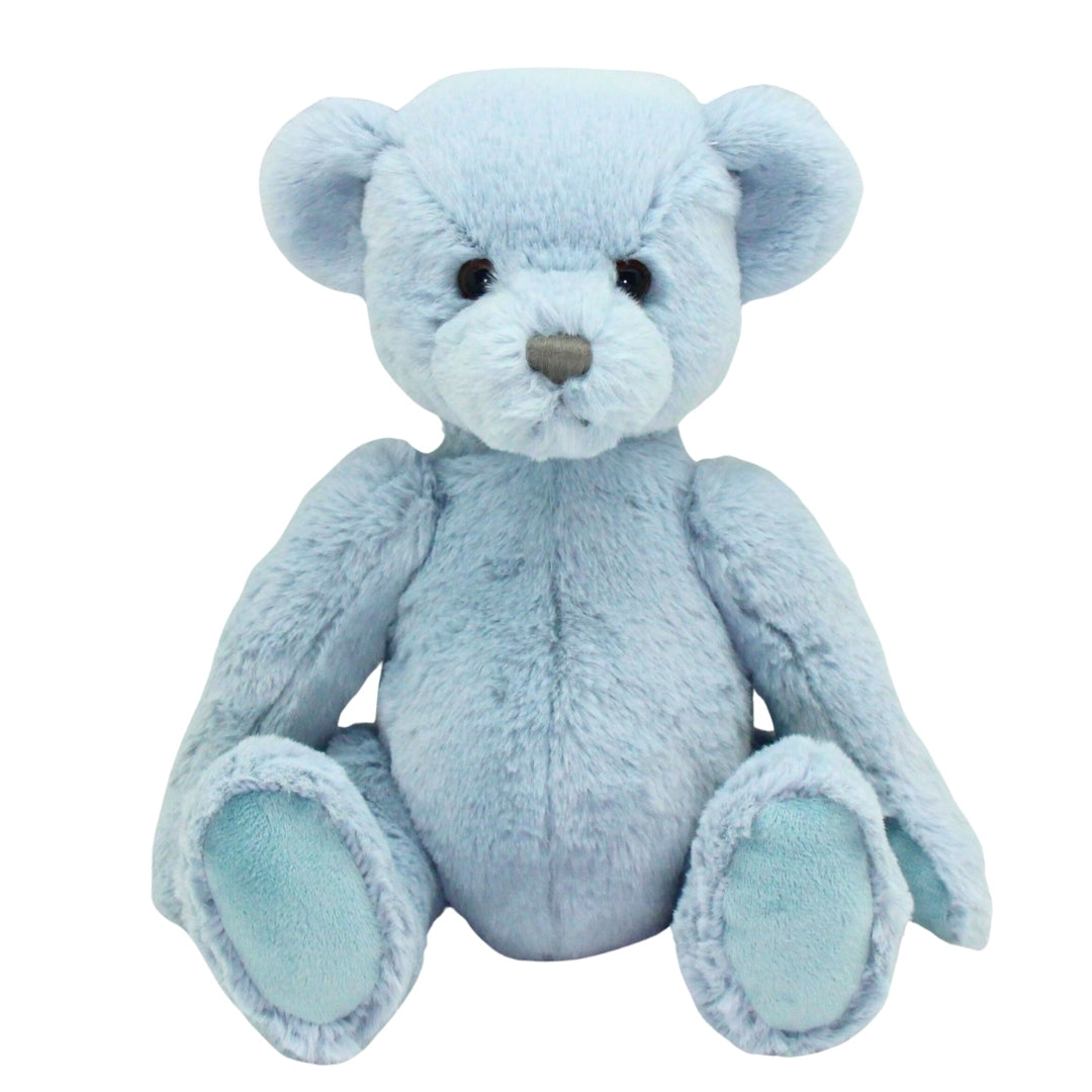 Soft Plush Toy -  Luka Bear. Baby Blue Bear