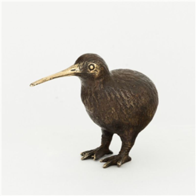 Ornament - Brass Kiwi XS 7cm (Set of 3)