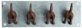 Hook - Cast Iron 4X Dog Tail (30 x 10cm)