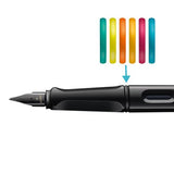 Lamy Safari LE Fountain Pen All Black Multi Medium (0B2)