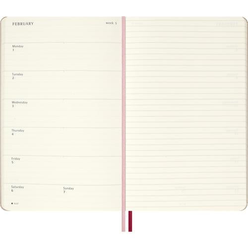 Moleskine LE Sakura 2026/2027 18M Weekly Planner Large