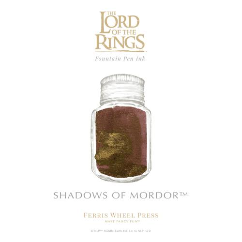FWP The Bijou Fountain Pen and 28ml Ink Set WB Lord of the Rings Sauron