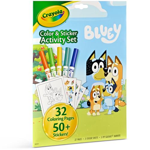 Crayola Color & Sticker Activity Set Bluey