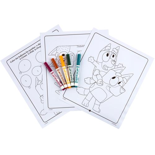 Crayola Color & Sticker Activity Set Bluey