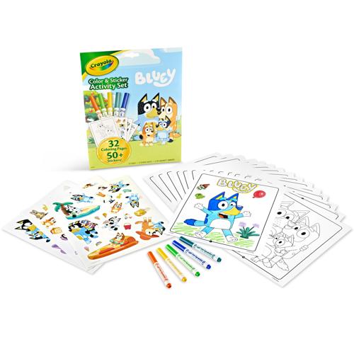 Crayola Color & Sticker Activity Set Bluey
