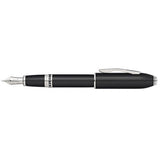 Cross Peerless 125 Obsidian Black Lacquer Fountain Pen (M nib)