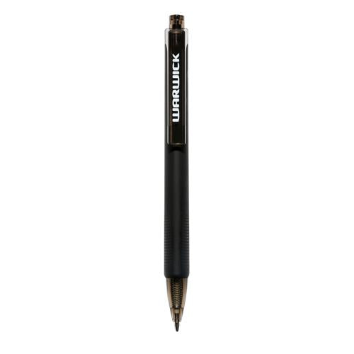 Warwick Pen Ballpoint Tri Barrel 1.0mm Medium Black Box 12