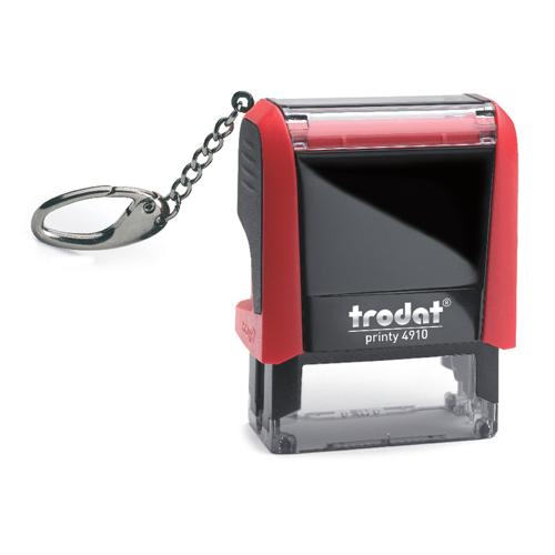 Trodat Printy 4911 Red Inc Key Ring