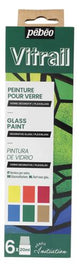Pebeo Vitrail Sets 20ml Set 6 Assorted