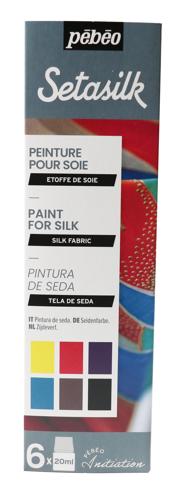 Pebeo Setasilk Sets 20ml Set 6