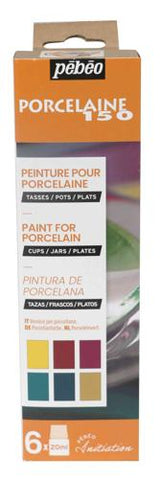 Pebeo Porcelaine 150 Sets 20ml Set 6 Brilliant #2