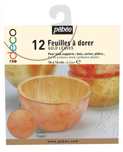 Pebeo Deco Leaves Book Copper