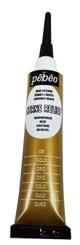 Pebeo Vitrail Cerne Relief 20ml Rich Gold