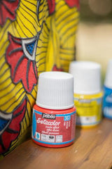 Pebeo Setacolor Opaque 45ml Ivory Shimmer
