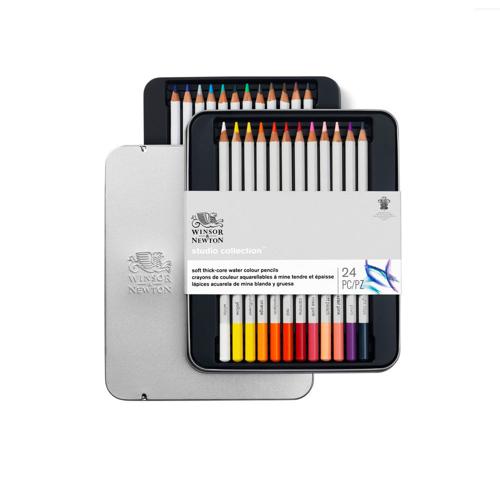 Winsor & Newton Watercolour Pencil Sets Tin 48