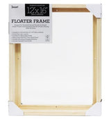 Jasart Floater Frames Thick Edge 12x12 Inch White