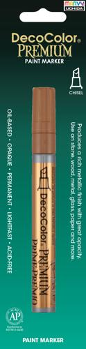 Marvy DecoColor Premium Chisel Paint Markers  Chisel Silver