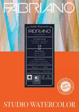 Fabriano Studio Watercolour Pads Hot Pressed 300gsm A5 FSC MIX CREDIT